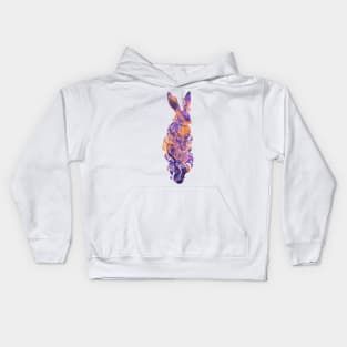 An elf rabbit spirit watercolor Kids Hoodie